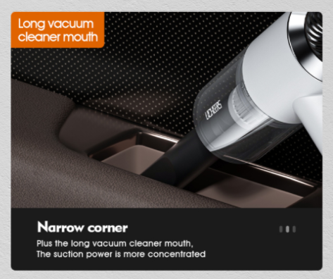Portable Mini Wireless Vacuum Cleaner