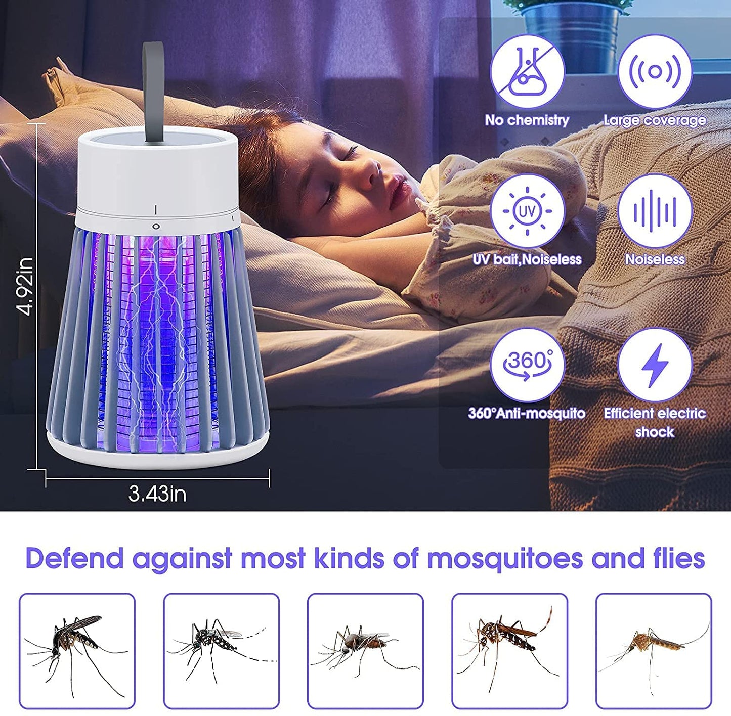 AI Mosquito Killer Lamp