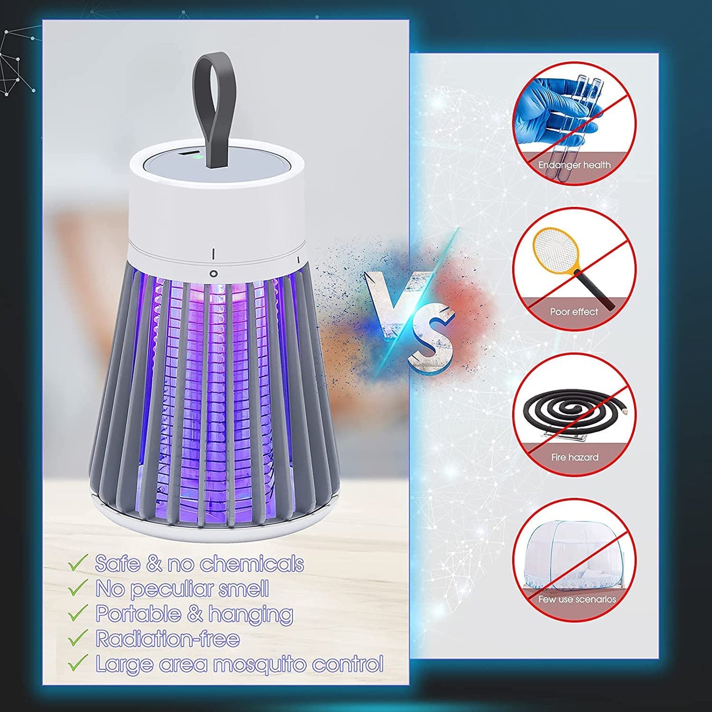 AI Mosquito Killer Lamp