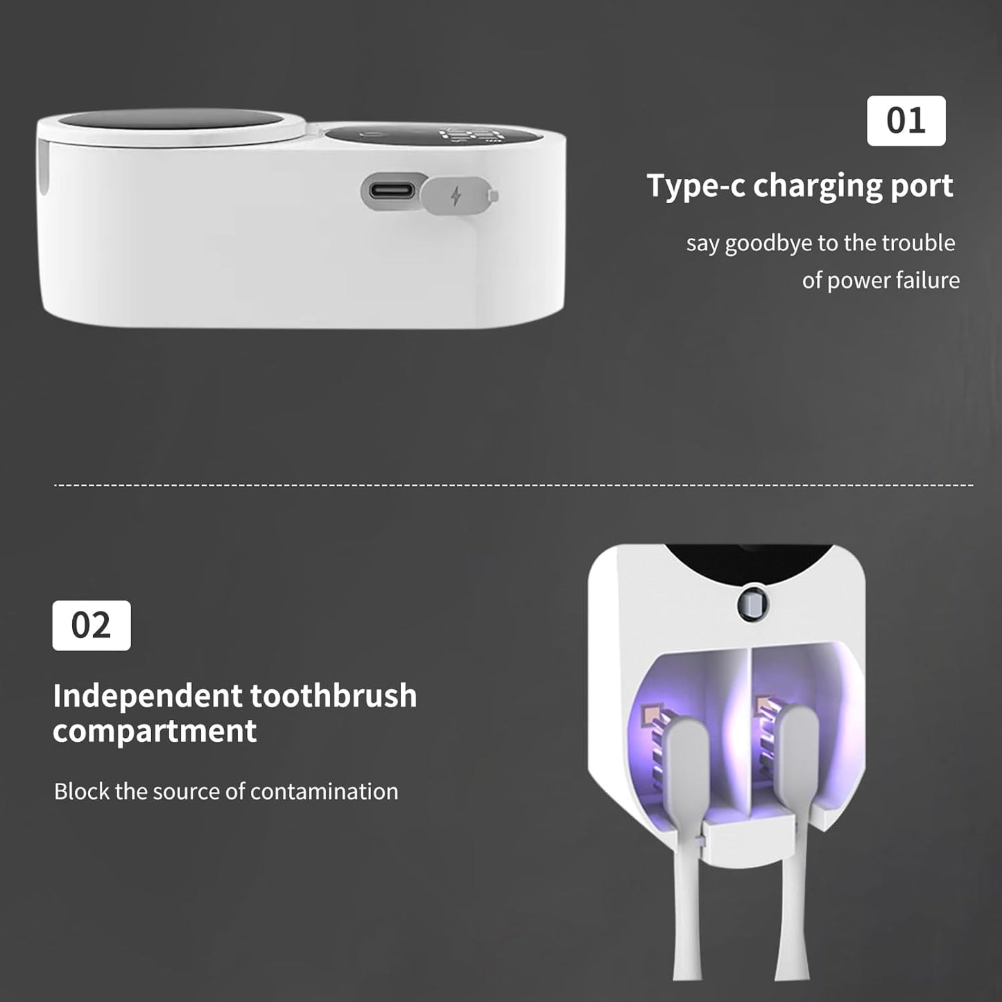 UV Toothbrush Sanitizer